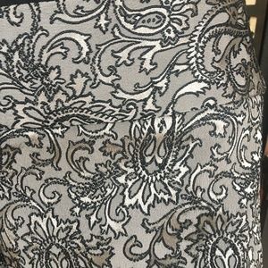 Harold's Gray Silk-Like Pants w/ Black Design